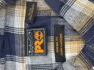 TIMBERLAND FLANNEL SHIRT PLAID BLUE MEN PRE OWNED XL