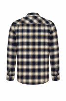 TIMBERLAND FLANNEL SHIRT PLAID BLUE MEN PRE OWNED XL