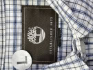 TIMBERLAND ΠΟΥΚΑΜΙΣΟ ΚΑΡΟ CASUAL ΛΕΥΚΟ ΜΠΛΕ ΑΝΤΡΙΚΟ PRE OWNED L