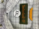 Timberland Πουκάμισο Καρό Casual Logo Μπεζ Ανδρικό XXL