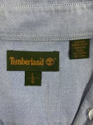 TIMBERLAND SHORT SLEEVE OXFORD SHIRT WITH EMBROIDERED LOGO LIGHT BLUE MEN'S LARGE