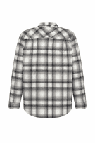 TIMBERLAND CAMICIA PLAID BIANCO GRIGIO UOMO PRE OWNED L