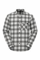 TIMBERLAND CAMICIA PLAID BIANCO GRIGIO UOMO PRE OWNED L