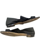 TODS SANDALS MINIMAL BLACK WOMENS PRE OWNED EU 38.5