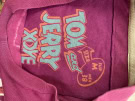 TOM AND JERRY T-SHIRT BIG LOGO JERRY ΜΠΟΡΝΤΟ UNISEX M