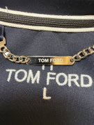 Tom Ford Tracksuit Set Zip Jacket & Pants Logo Navy Unisex L