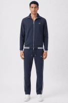 Tom Ford Tracksuit Set Zip Jacket & Pants Logo Navy Unisex L
