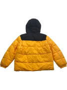 TOM TAILOR DENIM Μπουφάν Puffer Casual Κουκούλα Κίτρινο Μαύρο Ανδρικό XXL