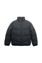 TOM TAILOR DENIM Μπουφάν Puffer Casual Logo Μαύρο Unisex XXL