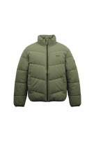 TOM TAILOR DENIM Giacca Puffer Casual con logo kaki da uomo XXL