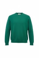 TOM TAILOR DENIM MAGLIONE IN MAGLIA MINIMAL VERDE UOMO PRE OWNED L