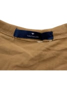 TOM TAILOR T-Shirt Basic Casual Μπεζ/Καμηλό Ανδρικό M