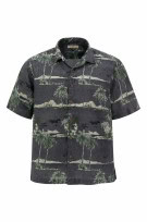 TOMMY BAHAMA ΚΟΝΤΟΜΑΝΙΚΟ ΠΟΥΚΑΜΙΣΟ TROPICAL ΔΙΑΓΡΑΦΙΚΟ ΓΚΡΙ ΑΝΤΡΙΚΟ PRE OWNED