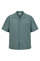 TOMMY BAHAMA CAMICIA A RIGHE BLU UOMO PRE OWNED M