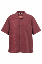 TOMMY BAHAMA CAMICIA RETRO BORDEAUX UOMO PRE OWNED