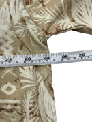 TOMMY BAHAMA CAMICIA MANICA CORTA TROPICAL BEIGE UOMO PRE OWNED L