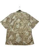 TOMMY BAHAMA CAMICIA MANICA CORTA TROPICAL BEIGE UOMO PRE OWNED L