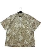 TOMMY BAHAMA CAMICIA MANICA CORTA TROPICAL BEIGE UOMO PRE OWNED L
