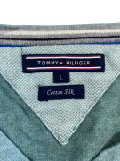 Tommy Hilfiger Cotton Silk Πλεκτό Γαλάζιο Ανδρικό L