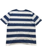 TOMMY HILFIGER DENIM T SHIRT SPELL OUT NAVY BIANCO UOMO PRE OWNED XXL