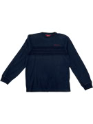 TOMMY HILFIGER DENIM ΜΠΛΟΥΖΑ ΜΑΚΡΥΜΑΝΙΚΗ ΜΕ ΑΝΑΓΛΥΦΗ ΠΛΕΞΗ - S