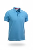 TOMMY HILFIGER DENIM ΜΠΛΟΥΖΑ POLO ΜΕ ΛΟΓΟΤΥΠΟ ΣΙΕΛ ΑΝΔΡΙΚΟ XL