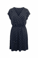 Tommy Hilfiger Φόρεμα Classic Polka Dot Navy Γυναικείο XXL