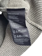 Tommy Hilfiger Γκρι Zip-Up Πλεκτή Ζακέτα Unisex L