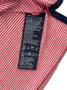 TOMMY HILFIGER GOLF Μπλούζα Polo Ριγέ Λογότυπο Κόκκινο / Λευκό Γυναικείο Medium