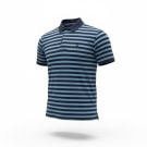 Tommy Hilfiger Golf Polo Μπλούζα Ριγέ Classic Logo Μπλε Ανδρική XL
