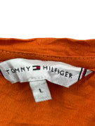 TOMMY HILFIGER GRAPHIC TEE STREETWEAR ARANCIONE UOMO PRE OWNED L