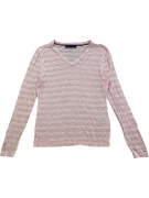 Tommy Hilfiger Women’s Knit Top Pink V-Neck M