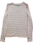 Tommy Hilfiger Women’s Knit Top Pink V-Neck M