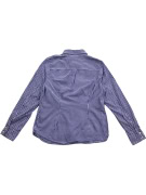 Tommy Hilfiger Camicia casual scozzese con logo blu da donna M