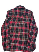 TOMMY HILFIGER Καρό Πουκάμισο Μαύρο / Κόκκινο UNISEX M