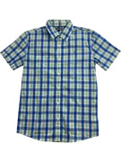 TOMMY HILFIGER ΚΟΝΤΟΜΑΝΙΚΟ ΠΟΥΚΑΜΙΣΟ CASUAL ΜΕ ΚΕΝΤΗΜΕΝΟ ΛΟΓΟΤΥΠΟ ΜΠΛΕ/ΠΡΑΣΙΝΟ ΚΑΡΟ ΑΝΔΡΙΚΟ MEDIUM