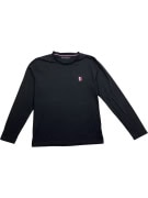 TOMMY HILFIGER ΜΠΛΟΥΖΑ ΜΑΚΡΥΜΑΝΙΚΗ CASUAL EMBROIDERED LOGO ΜΑΥΡΟ ΑΝΔΡΙΚΟ XL