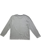 TOMMY HILFIGER LONG SLEEVE TOP SLIM FIT LOGO GREY MENS XL
