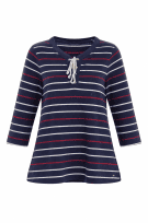 TOMMY HILFIGER ΜΠΛΟΥΖΑ ΜΕ ΡΙΓΕΣ ΠΟΛΛΥΧΡΩΜΗ ΓΥΝΑΙΚΕΙΟ PRE OWNED M
