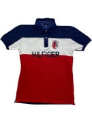TOMMY HILFIGER ΜΠΛΟΥΖΑ POLO COLORBLOCK ΜΕ ΚΕΝΤΗΜΕΝΟ ΛΟΓΟΤΥΠΟ ΜΠΛΕ/ΛΕΥΚΟ/ΚΟΚΚΙΝΟ ΑΝΔΡΙΚΟ MEDIUM