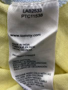TOMMY HILFIGER POLO SHIRT COLORBLOCK MULTICOLOR MEN PRE OWNED XS