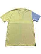 TOMMY HILFIGER POLO SHIRT COLORBLOCK MULTICOLOR MEN PRE OWNED XS