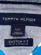 TOMMY HILFIGER POLO CLASSICA TURCHESE UOMO PRE OWNED L