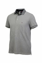 TOMMY HILFIGER ΜΠΛΟΥΖΑ POLO LOGO ΓΚΡΙ UNISEX S