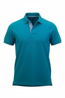 TOMMY HILFIGER ΜΠΛΟΥΖΑ POLO LOGO TURQUOISE UNISEX M