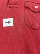 TOMMY HILFIGER ΜΠΛΟΥΖΑ POLO ΜΑΚΡΥΜΑΝΙΚΗ RETRO ΚΟΚΚΙΝΟ ΑΝΤΡΙΚΟ L pre-owned