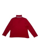 TOMMY HILFIGER Μπλούζα Polo Μακρυμάνικη Vintage Flag Logo Κόκκινη Ανδρική Small