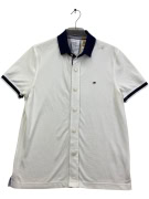 TOMMY HILFIGER ΜΠΛΟΥΖΑ POLO ΜΕ ΚΟΥΜΠΙΑ ΛΕΥΚΗ UNISEX S