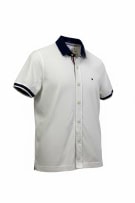 TOMMY HILFIGER ΜΠΛΟΥΖΑ POLO ΜΕ ΚΟΥΜΠΙΑ ΛΕΥΚΗ UNISEX S
