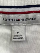 TOMMY HILFIGER POLO MINIMAL BIANCO UOMO PRE OWNED M